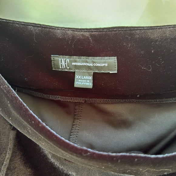 Black velvet pants - Picture 2 of 3